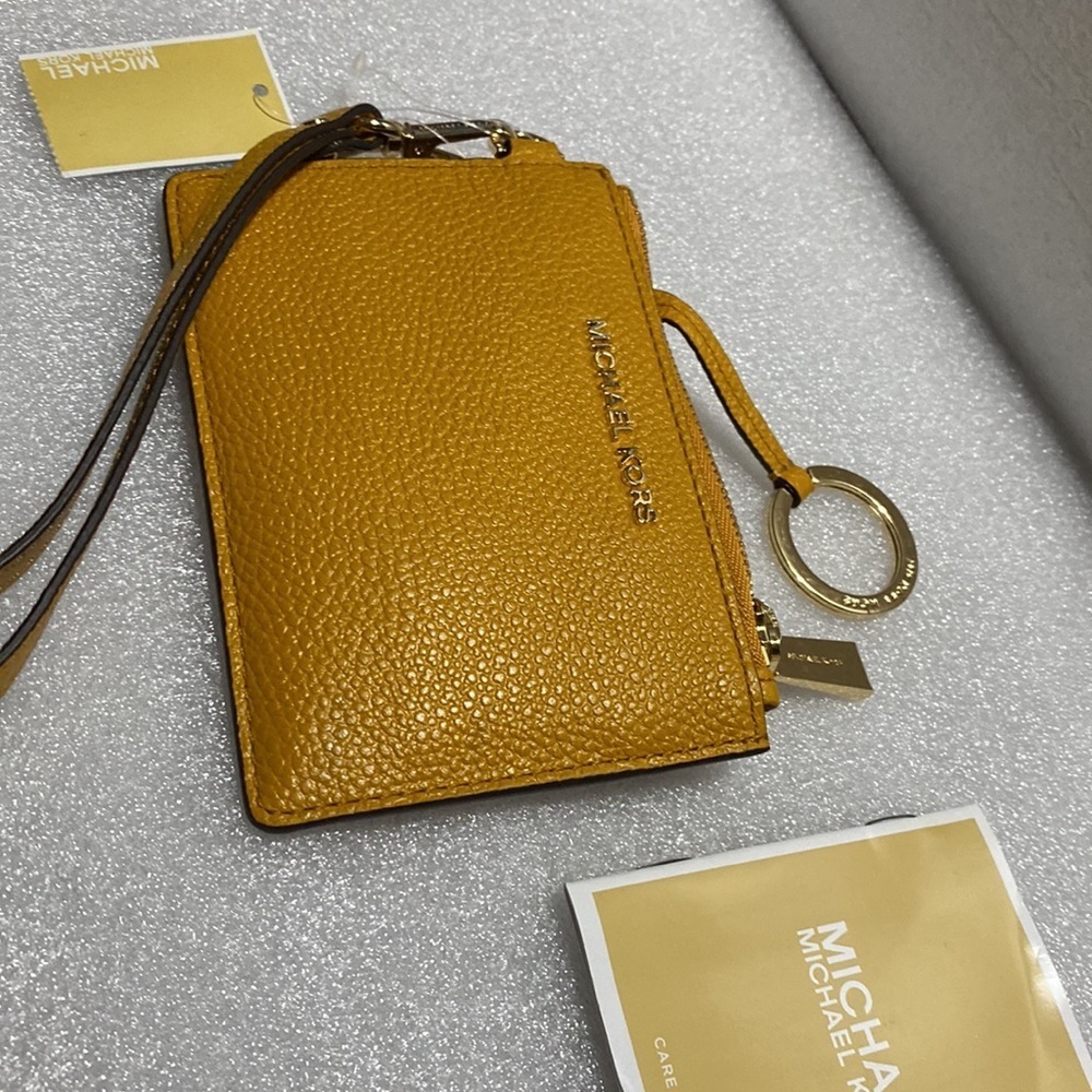 NWT 🔥 Michael kors sm coin purse leather - Picture 3 of 12